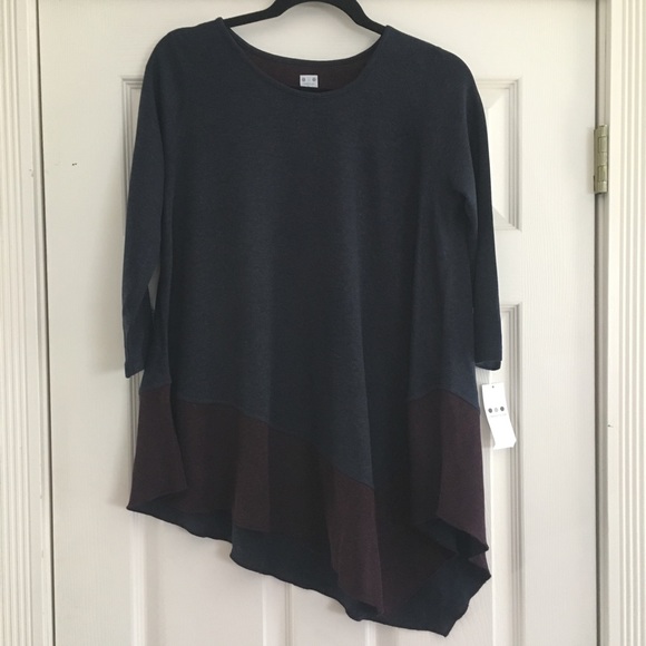 Three Dots Tops - Three Dots asymmetrical tunic top Three Dots Tops - Three Dots asymmetrical tunic top